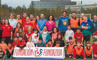 Un partido de fútbol de todo corazón